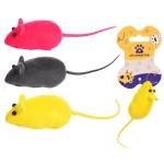 Игрушка - мышка для кошек «ЦЕПКИЕ ЛАПКИ», микс 3 цвета, 13см ✦