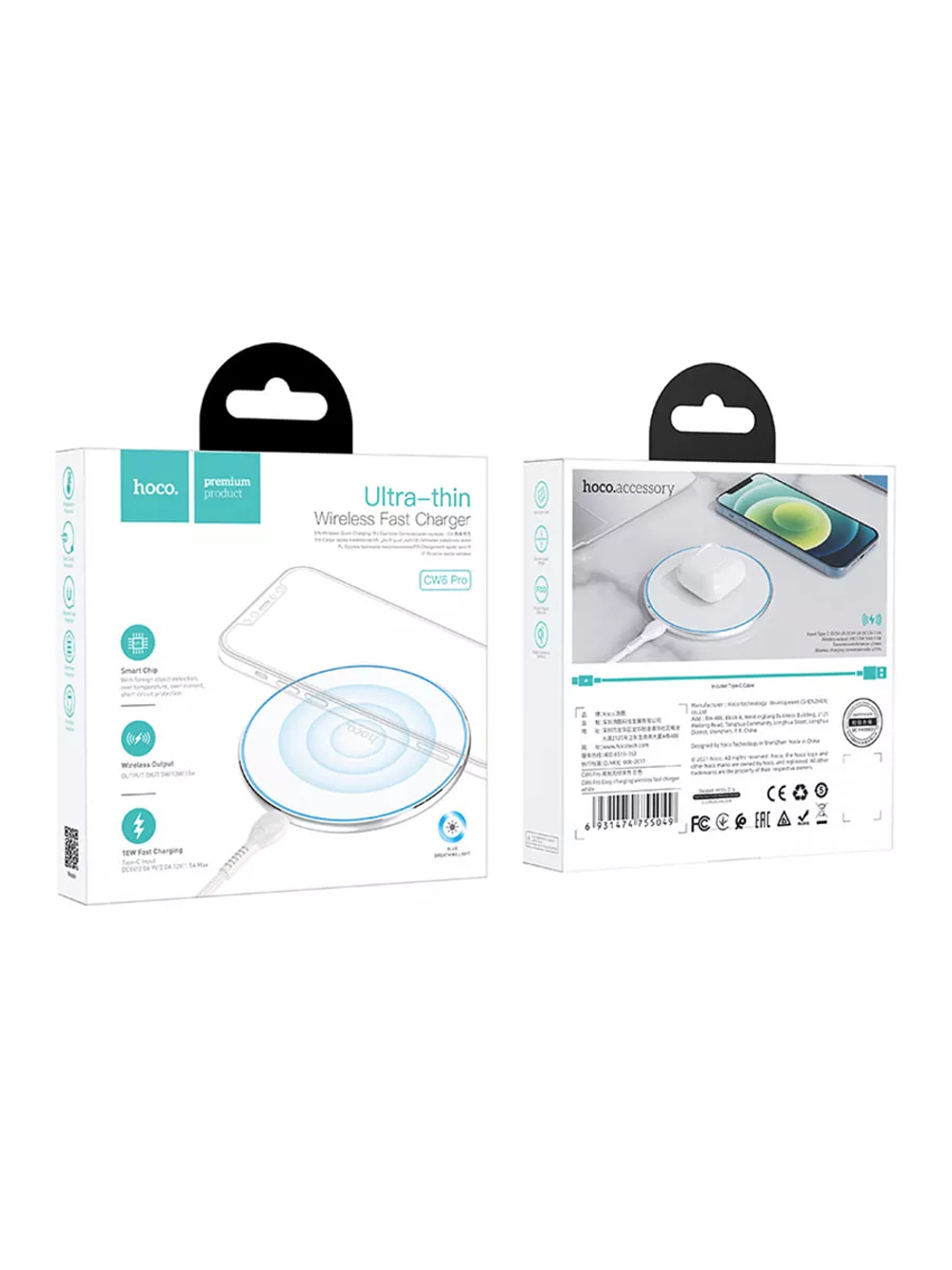 Беспроводное зарядное устройство CW6 Pro Easy