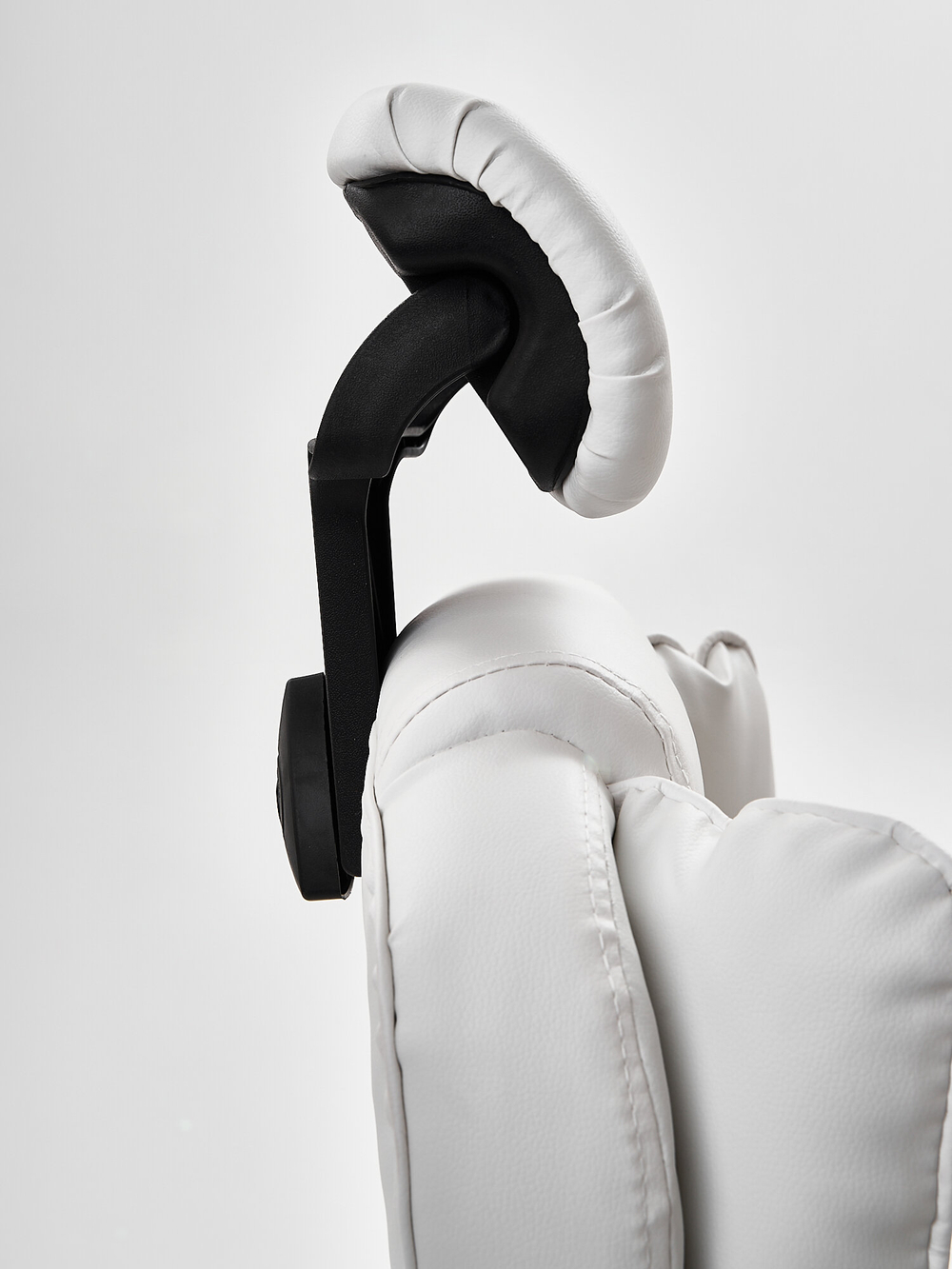 Компьютерное кресло KRESLO COMFORT Premium, экокожа, с подголовником и подлокотниками, цвет: белый