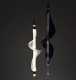 Pendant design lamp  Vapour Light vertical ( L ) by Tuttobene (Black)