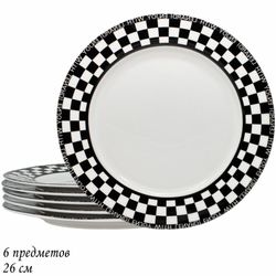 Lenardi 205-417 Набор из 6 тарелок 27см ENJOY в под.уп.(х6)