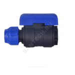 Кран шаровой компрессионный ПЭ Дн 25х1/2" ВР Ру16 VALFEX 1210012525012