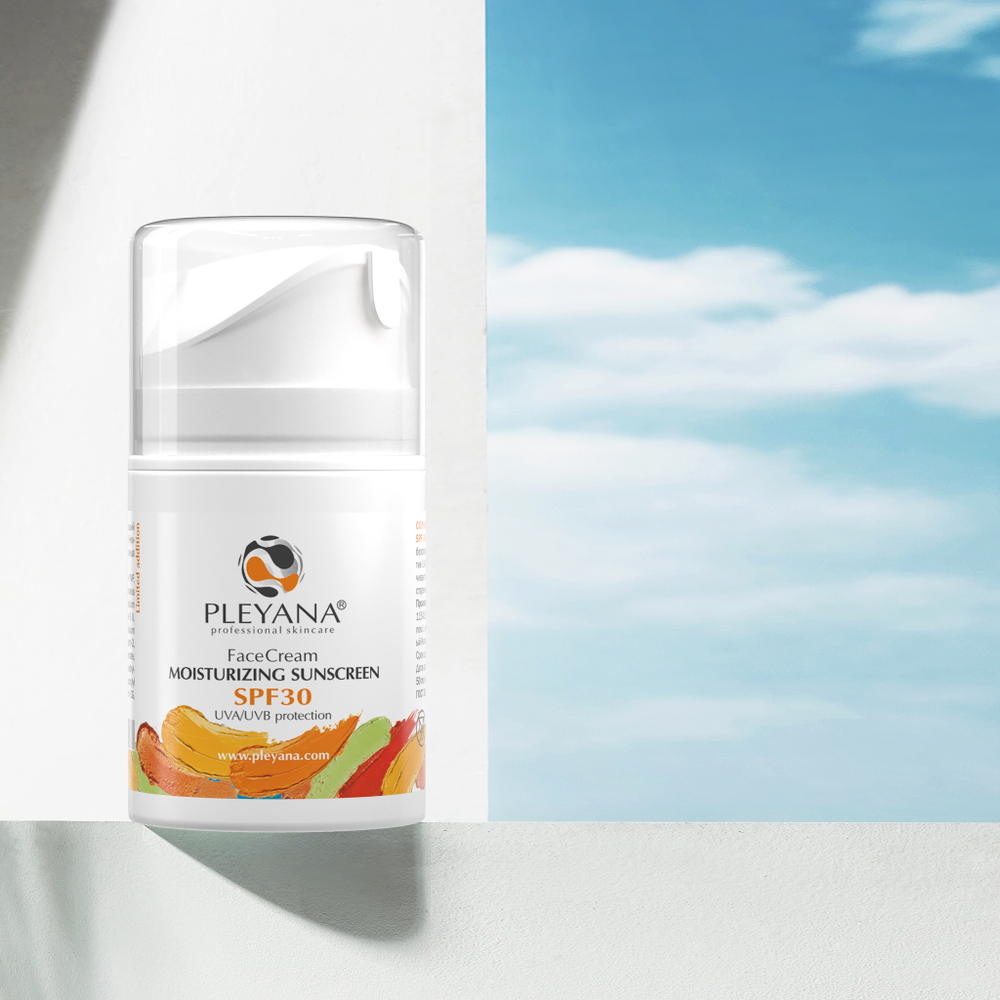 Солнцезащитный увлажняющий крем для лица SPF 30