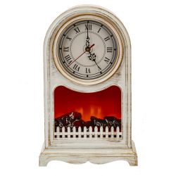 GAEM Часы настольные декоративные, L24,5 W13,5 H40 см, (подсветка, USB, 3xLR14 не прилаг.)