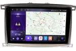 Магнитола для Toyota Land Cruiser 100, Lexus LX470 2002-2007 (экран климата снизу) - Kuberg OL-1698 QLed+2K, Android 12, Быстрая, CarPlay, 4G SIM-слот