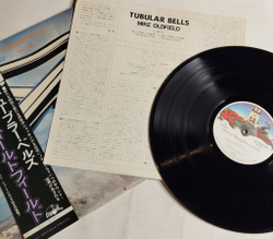 Винтажная виниловая пластинка LP Mike Oldfield Tubular Bells (Japan 1974) (Obi Copy)
