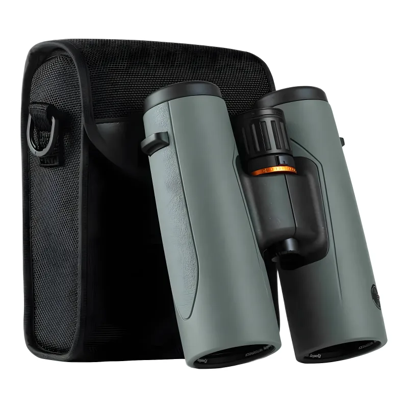 Бинокль Eyeskey SkyPower Flat-Field ED-10x42 серый с чехлом на фоне