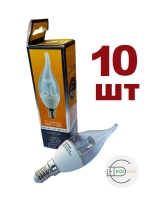 Светодиодная LED лампа CA37 6W E14 нейтр. пр 10шт