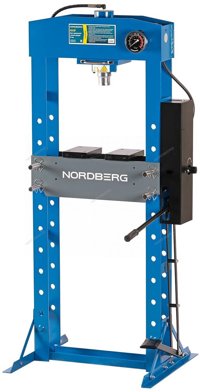 NORDBERG (N3630F) Гидравлический пресс, 30 т, ножной привод