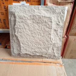 Полиуретановая панель под камень, Цемент Серый / Mushroom Haft Size 60x60 см Cement Grey
