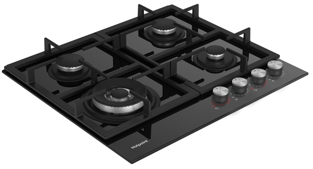 Газовая варочная панель Hotpoint HGSL 62 F/BK