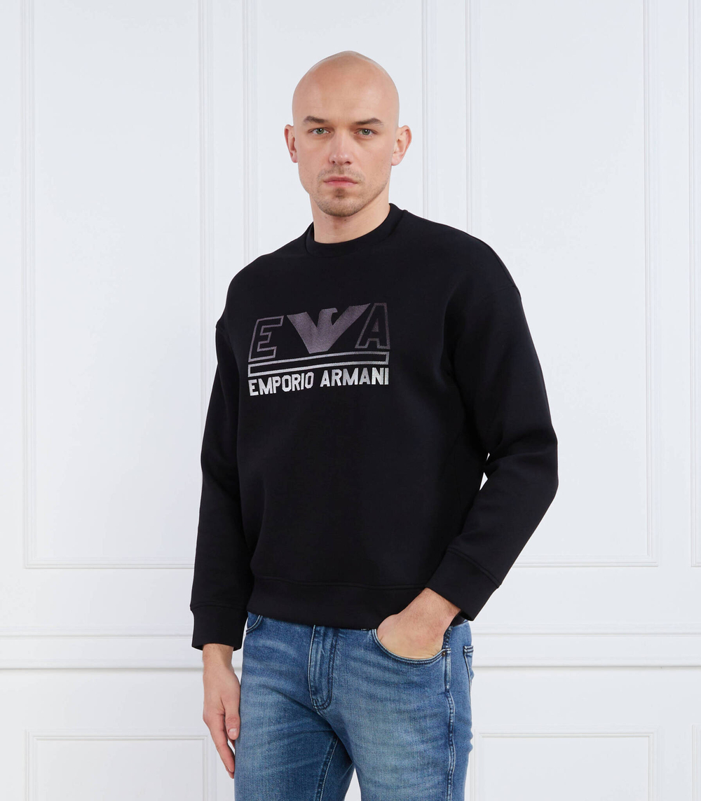 Худи Emporio Armani - черный(3R1MBT 1JHSZ)