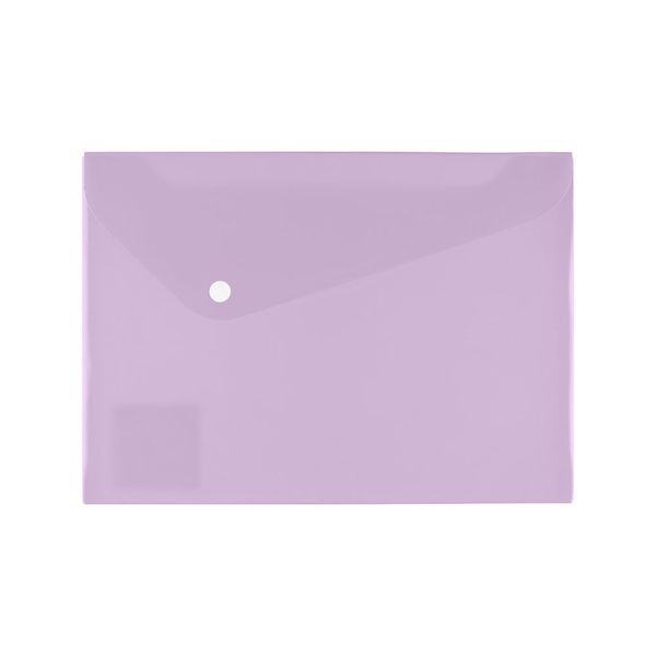 Папка-конверт с кнопкой A5 180 мкм диагональ, 10 шт, лиловый EC21017217, Expert Complete