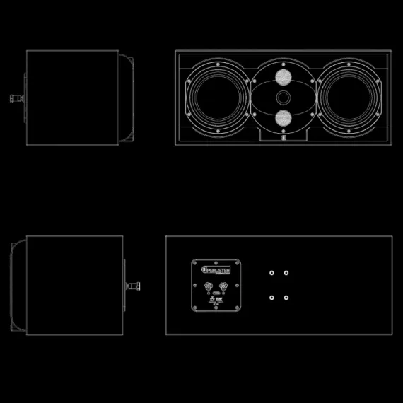 Perlisten Audio R5c Piano White