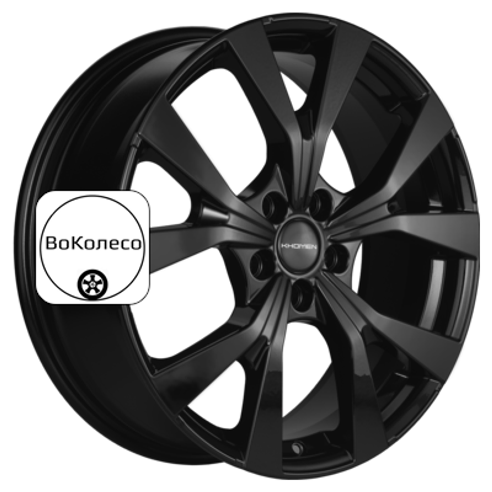 7x19/5x114,3 ET40 D64,1 KHW1906 (Haval F7/F7x) Black Khomen Wheels