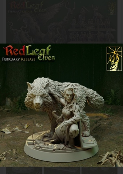 Wood Elve Scout with Beast