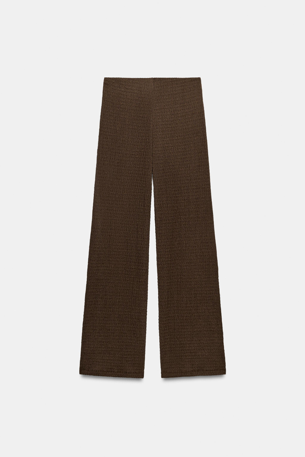 БРЮКИ ПРЯМОГО КРОЯ ФАКТУРНЫЕ — ZARA