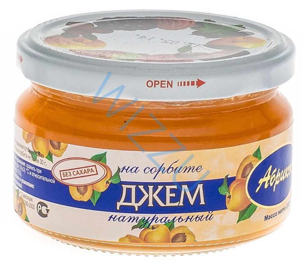 Джем Петродиет Абрикосовый на сорбите 240гр