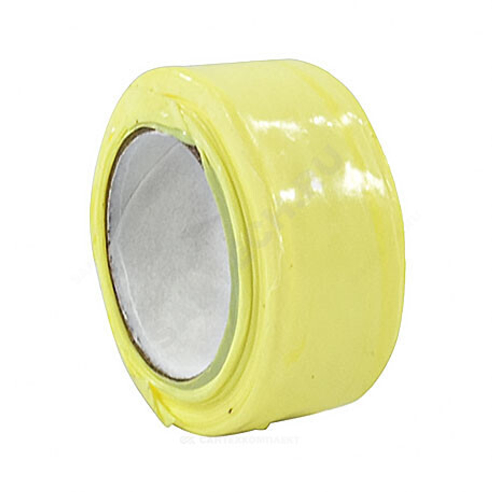 Лента ФУМ PTFE 20ммх10-12м катушка 30гр цвет: желтый среда: газ Мастер line