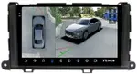 Магнитола для Toyota Sienna 3 2010-2014 - Teyes CC3-2K-360 на Android 10, Быстрая, 2K QLED, CarPlay, 4G SIM-слот, 4 камеры в комплекте