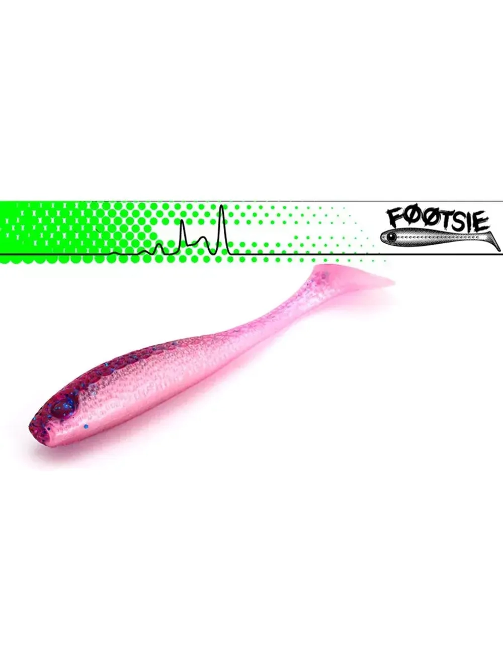 Виброхвост Footsie 4.0'',4 шт/уп.,цвет 2217,10см,7гр