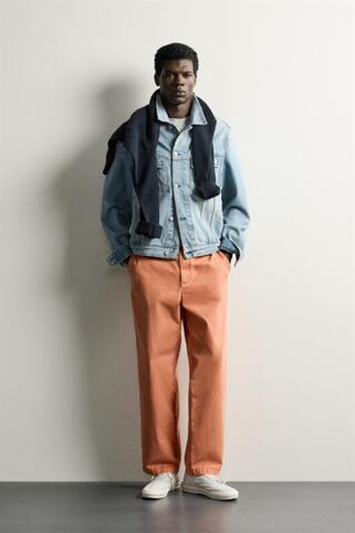 ВАРЕНЫЕ БРЮКИ ЧИНОС STRAIGHT FIT — ZARA