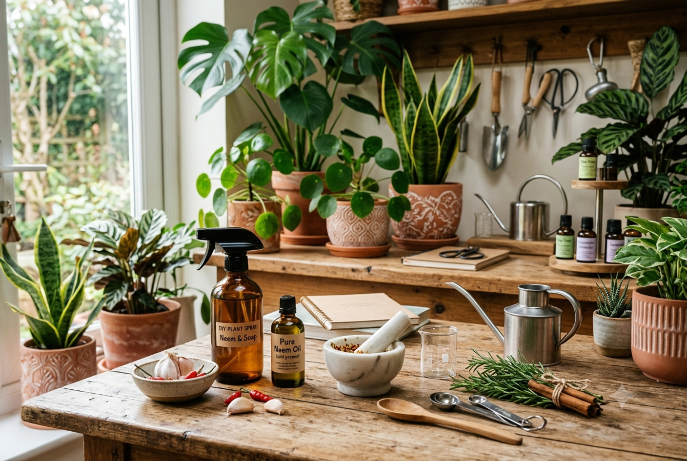 Домашняя аптечка для растений: 7 проверенных рецептов DIY-инсектицидов и фунгицидов