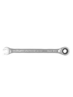 Ключ комбинированный трещоточный 7мм PATRON P-75707