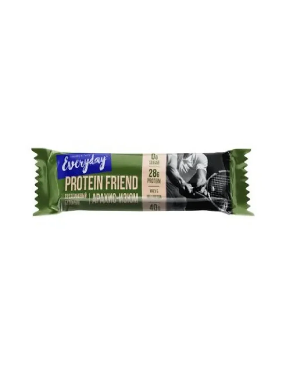 Батончик Everyday PROTEIN FRIEND с арахисом и изюмом 40г