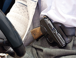 Кобура поясная мод. D Glock-19 / кожа / черный