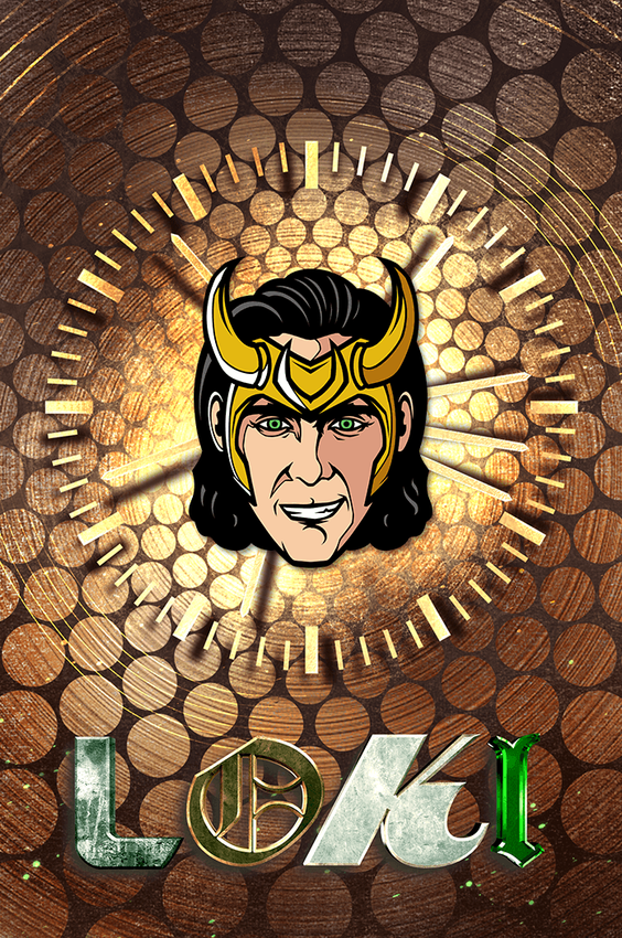 Металлический пин "Loki"