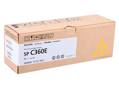 Принт-картридж Ricoh тип SP C360E для SP C360/C361 желтый (408191)