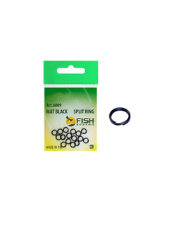 Заводное кольцо рыболовное MAT BLACK SPLIT RING 6009 №10