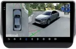 Магнитола для Hyundai H1, Grand Starex, 2018-2022 (ШГУ цветной) - FarCar BX9-360-7000F2 монитор 9.5" 2K QLED на Android 13, Быстрая, CarPlay, 4G SIM-слот, 4 камеры в комплекте