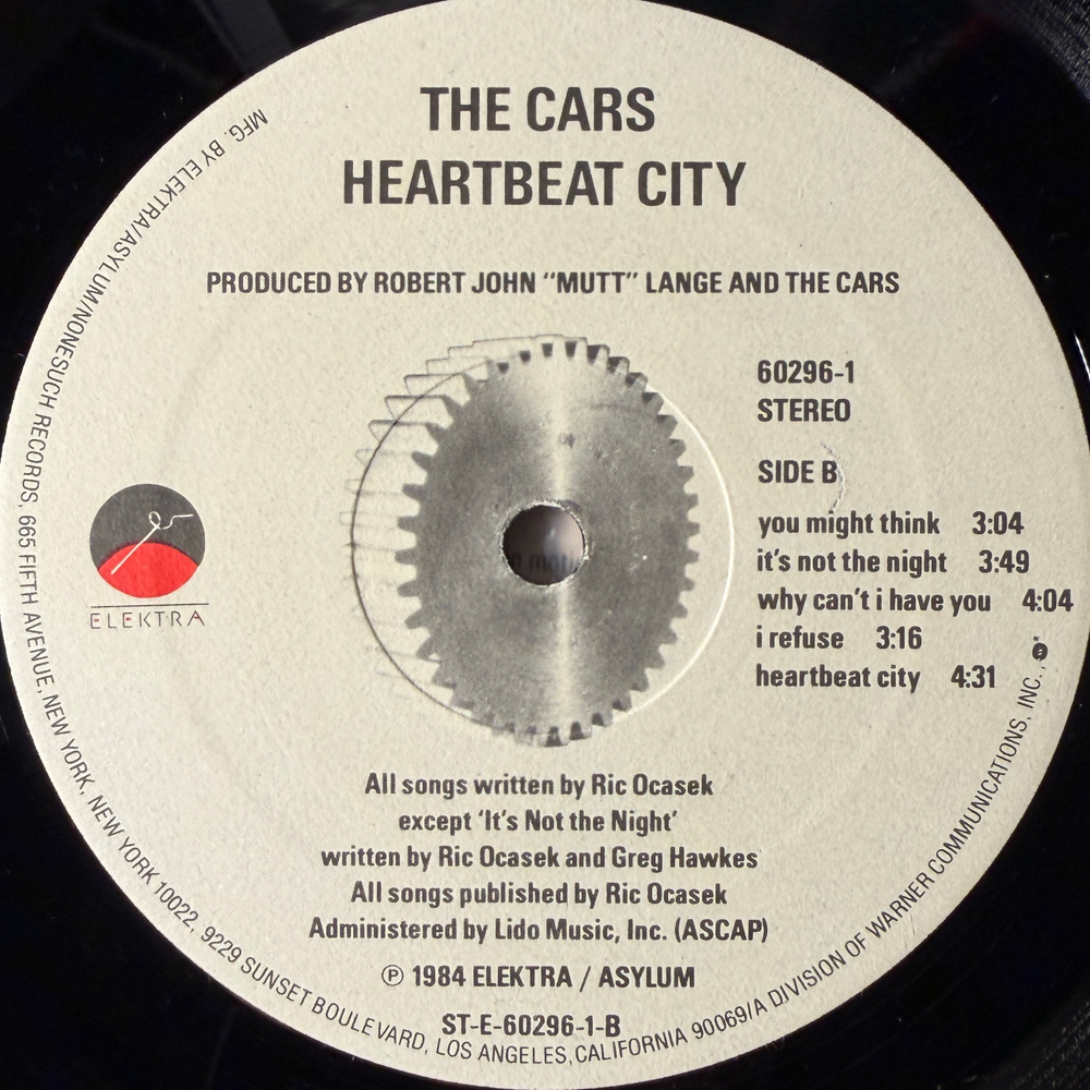 The Cars ‎– Heartbeat City (США 1984г.)