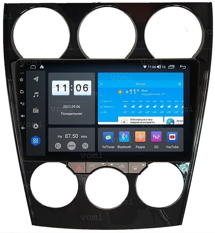 Магнитола для Mazda 6 2002-2007 - AK528R9-MTK-LTE Android 10, SIM-слот