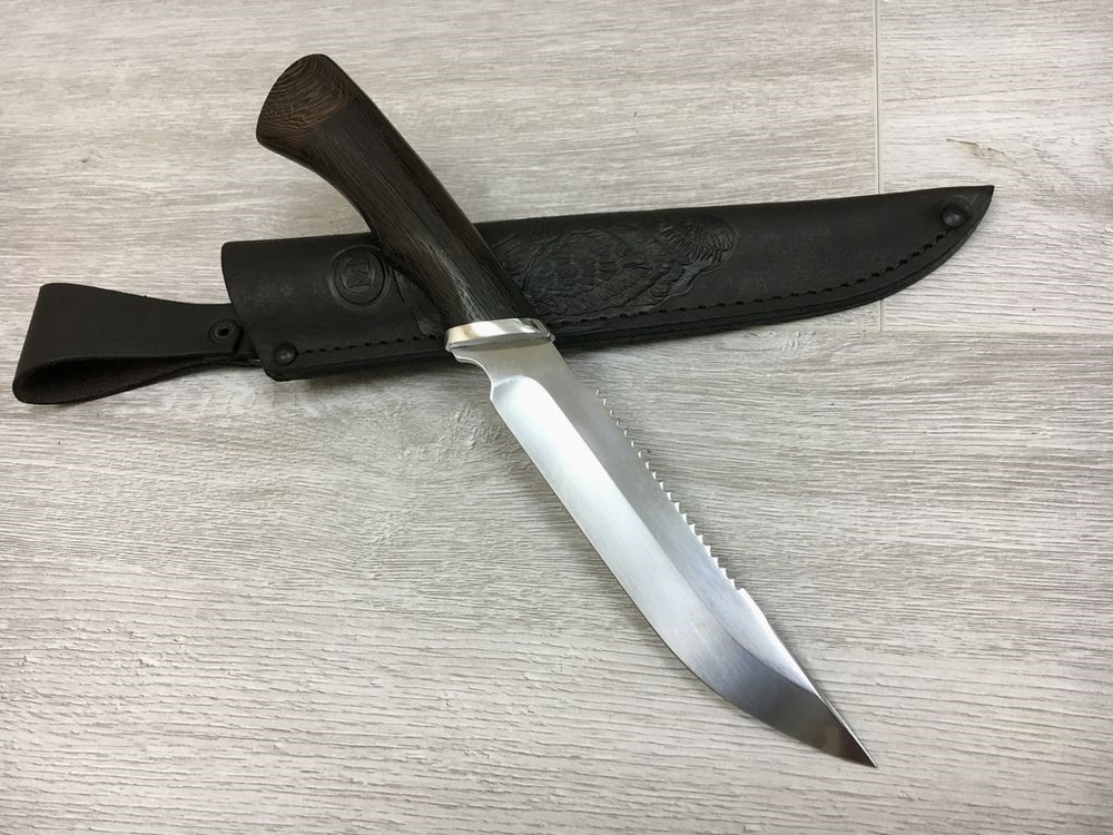 Нож Осетр, сталь 95Х18, венге