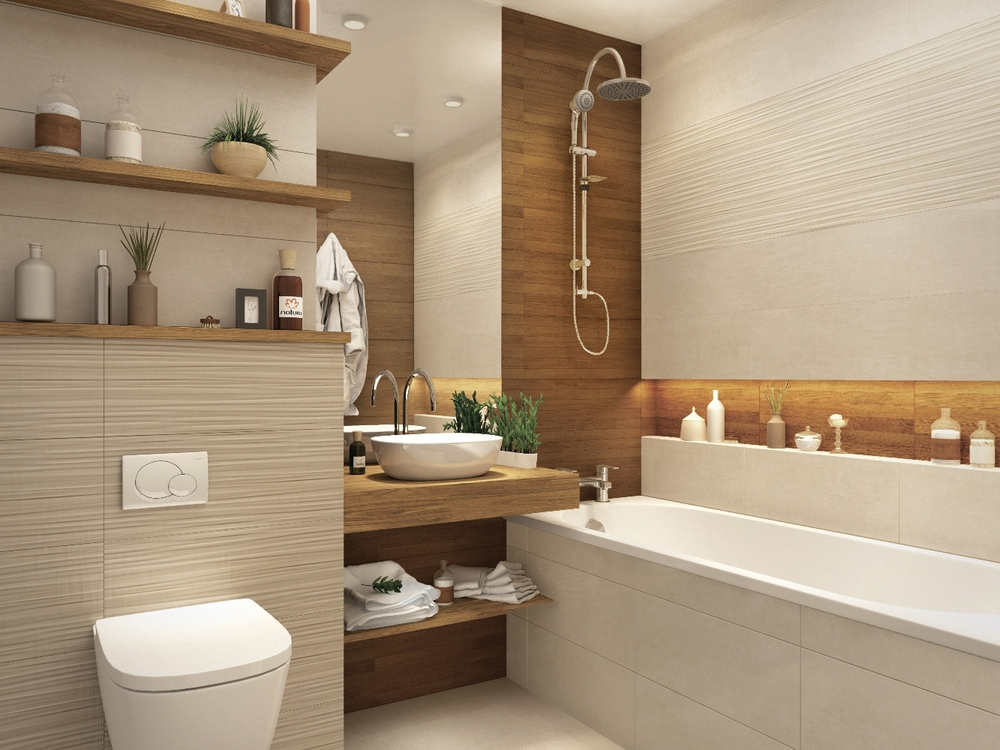 Куарта кор низ 04 / Quarta brown wall 04  250х600 (1-й сорт)
