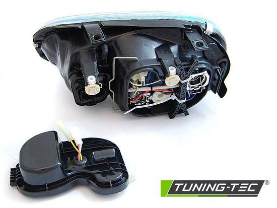 Тюнинг фары ANGEL EYES BLUE для VW GOLF 4 09.97-09.03