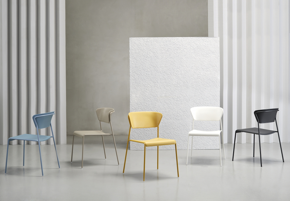 Стул пластиковый Scab Design Lisa Technopolymer, тортора
