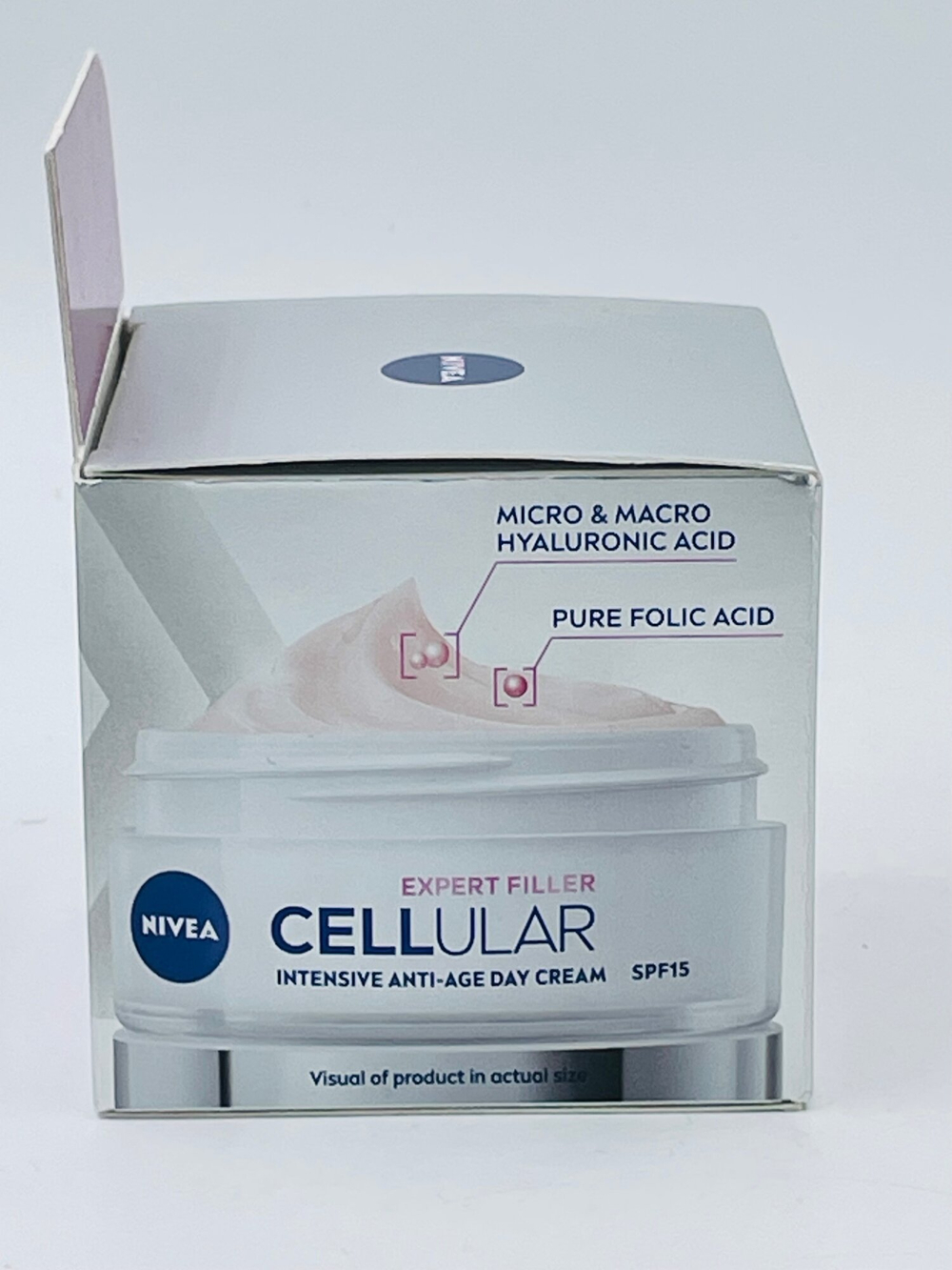 Крем для лица дневной NIVEA Cellular Expert  Filler с гиалуроновой и фолиевой кислотой  SPF 15, 50 мл (Германия)