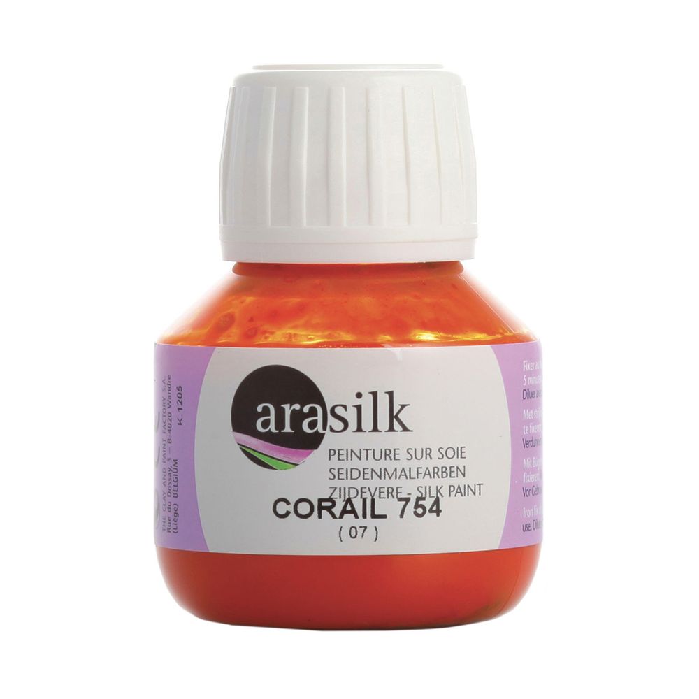 Краска для шелка H Dupont Arasilk, 50мл, 754 коралловый