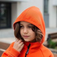 Комбинезон с клапаном и капюшоном "Яркий коралл" подростковый утепленный