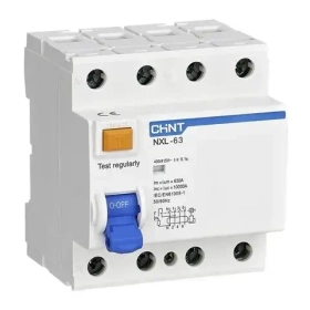 CHINT УЗО NXL-63 6kA 3P+N 16A 30mA AC (R) 280788 Chint