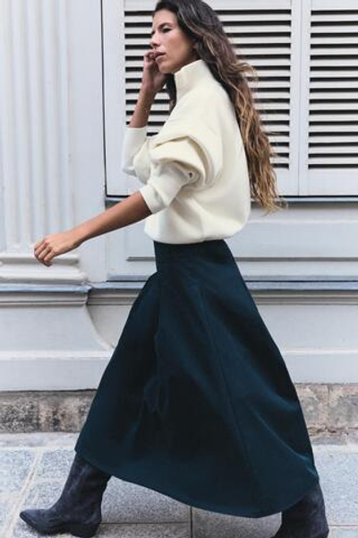 СВИТЕР С ВЫСОКИМ ВОРОТНИКОМ — ZARA