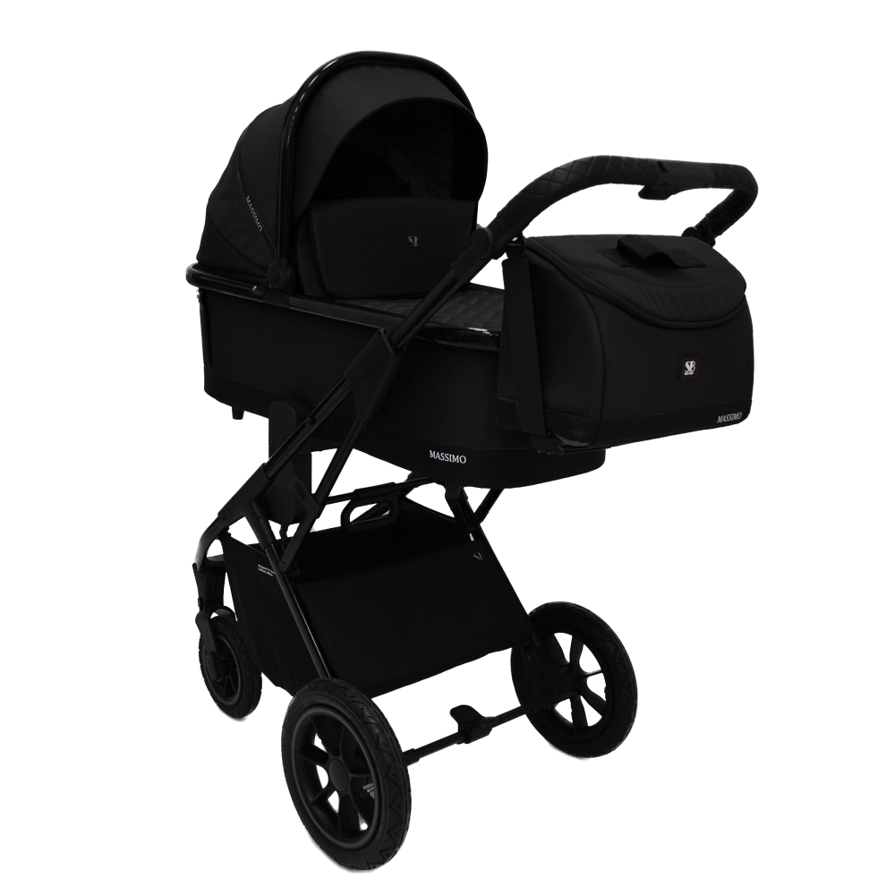 Коляска 2в1 Sweet Baby Massimo Black (Air)