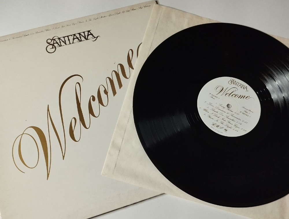 Винтажная виниловая пластинка LP Santana Welcome (Holland 1973)