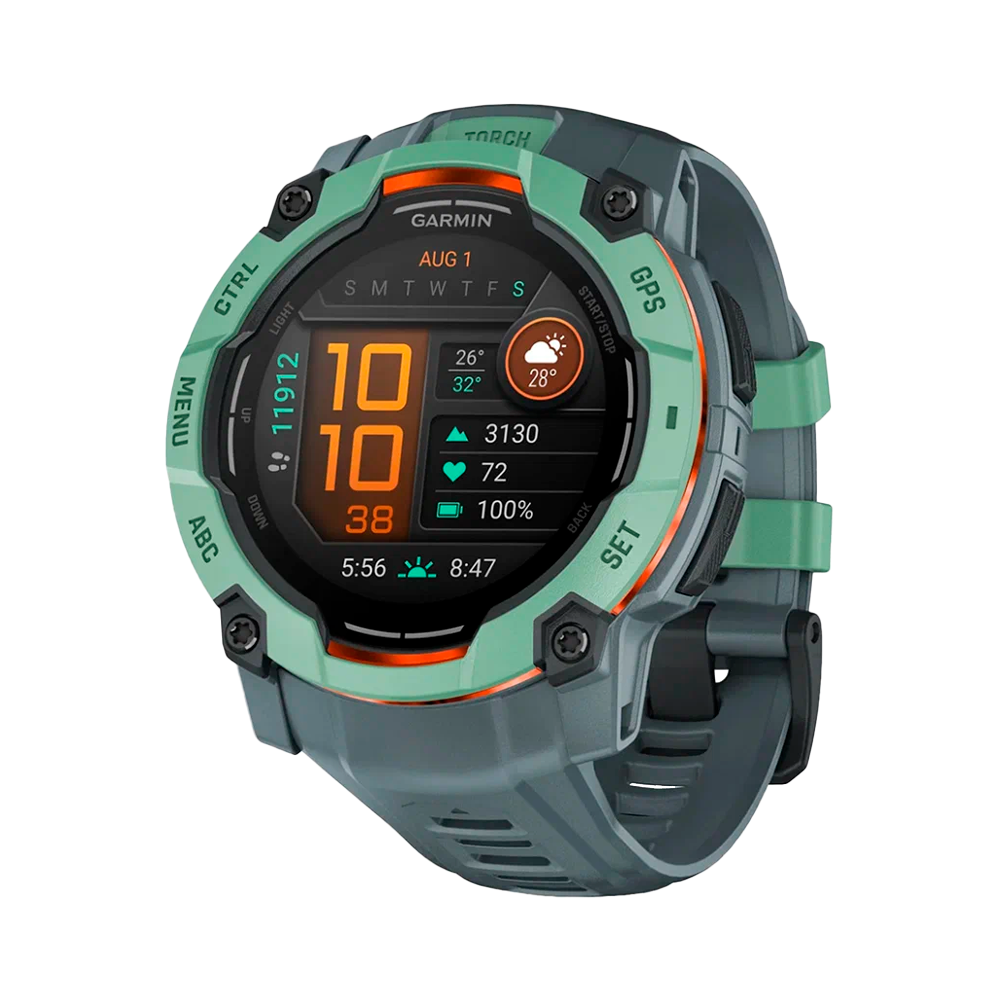 Умные часы Garmin Instinct 3, 50mm, Amoled Neotropic / Twilight Band (010-03020-01)