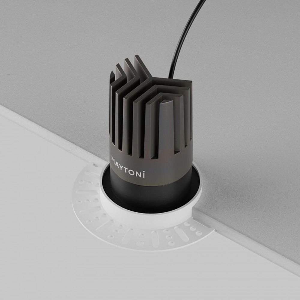 Встраиваемый светильник Maytoni  DL121-15W-3K-TRS-B