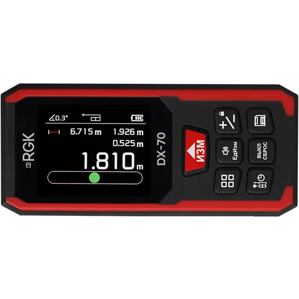 Лазерный дальномер DX-70 RGK 723375